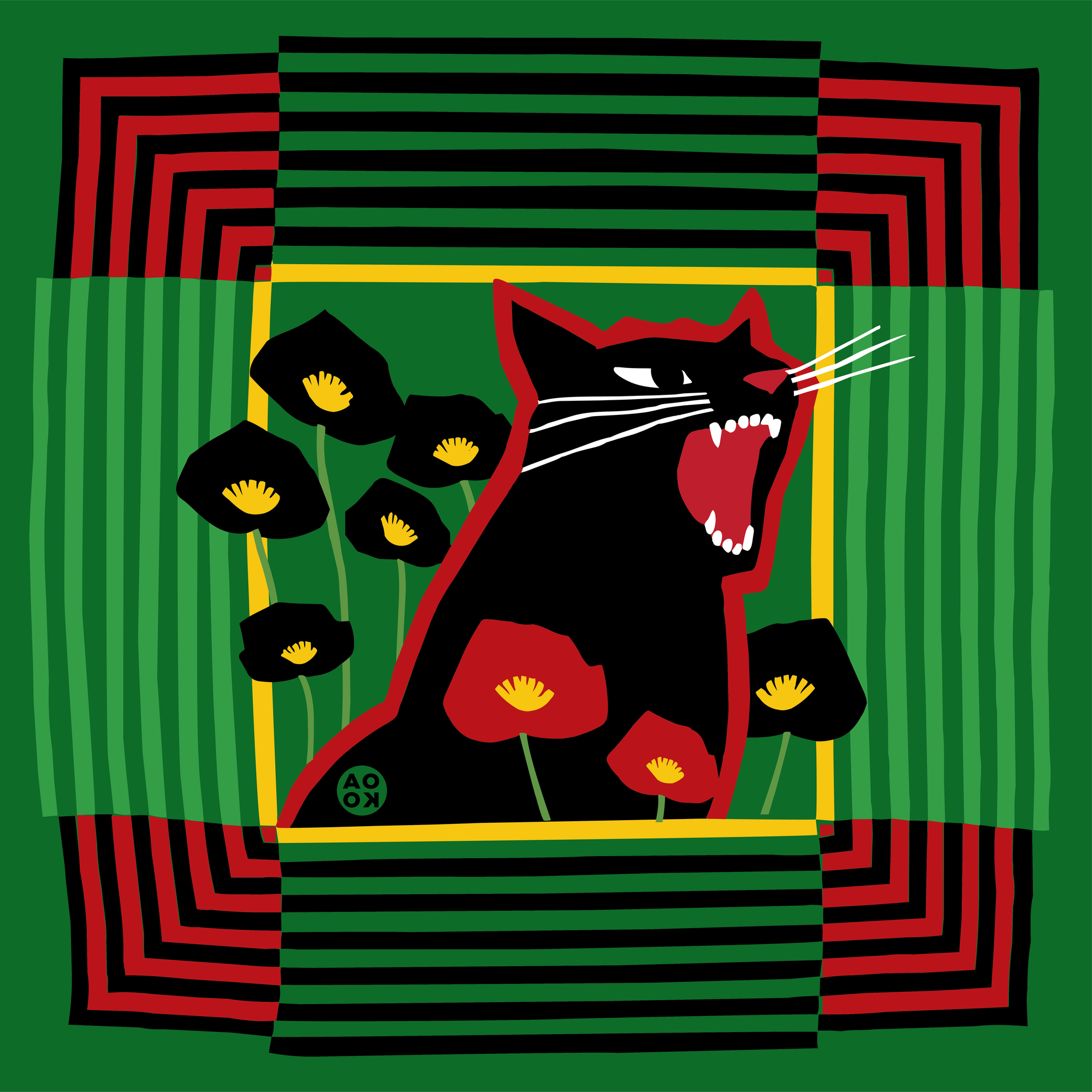 Bandana - Mad Cat