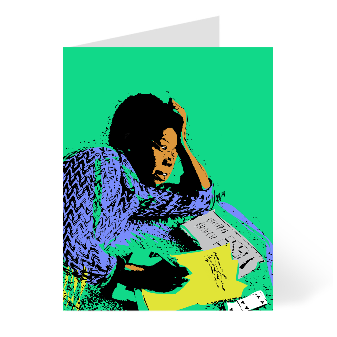 Maya Angelou Writing Card | Book Lovers | Iconic Women