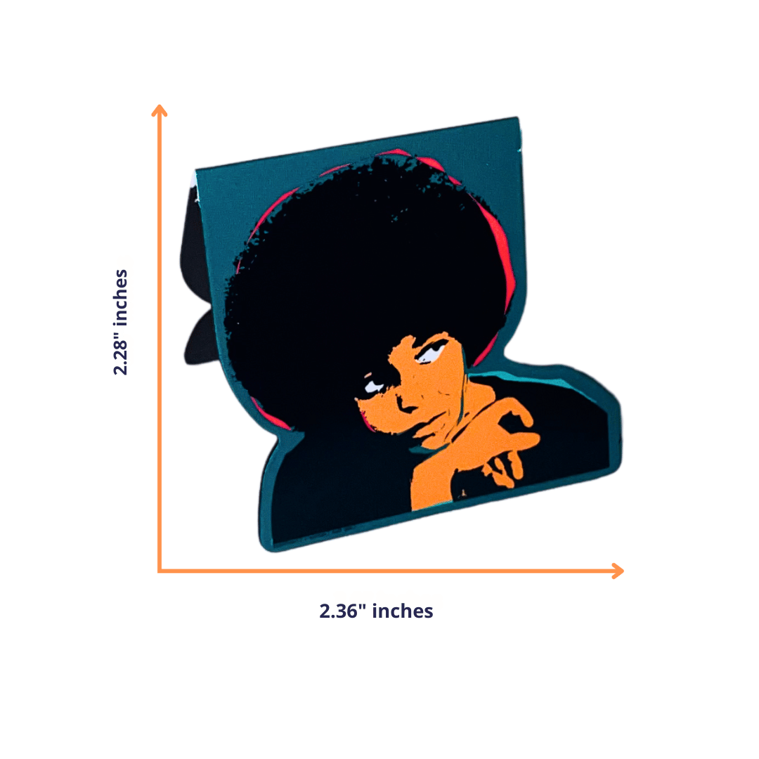 Angela Davis Magnetic | Page Marker Bookmarks