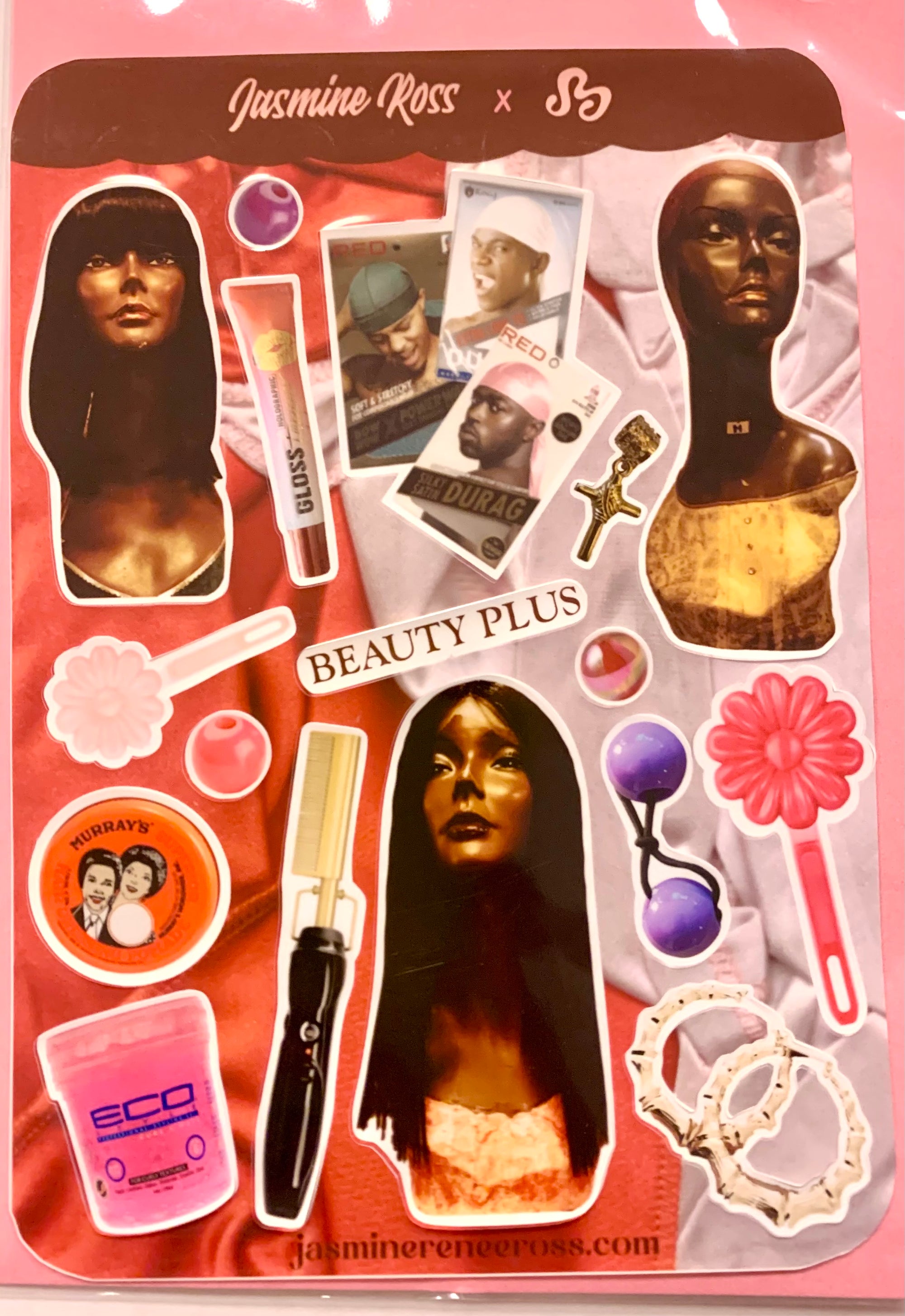 Beauty Plus Sticker Sheet by Jasmine Ross