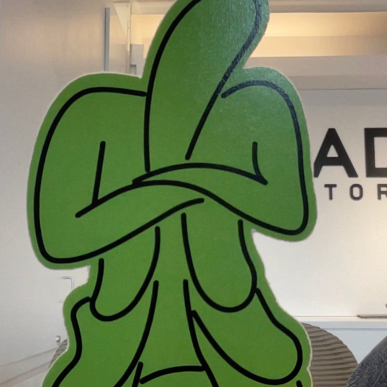 Dewey Crumpler Sticker Green Hoodie