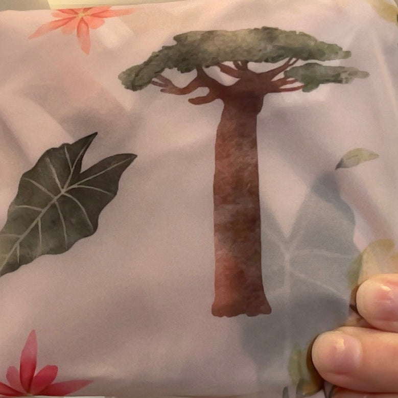 Melanin Meanings Nylon Reusable Bag: LUSH