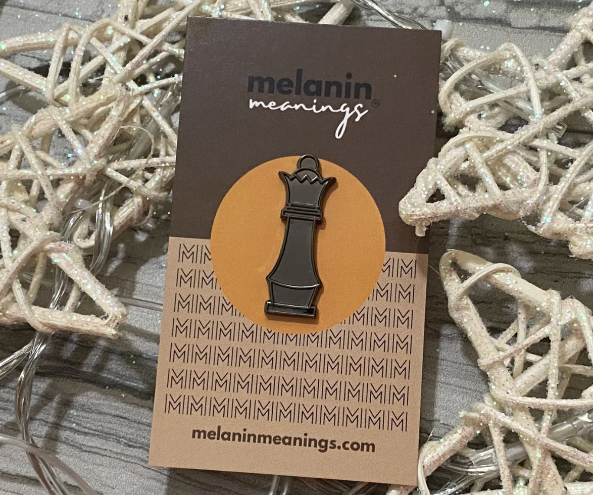 Melanin Meanings: Black Queen Enamel pin