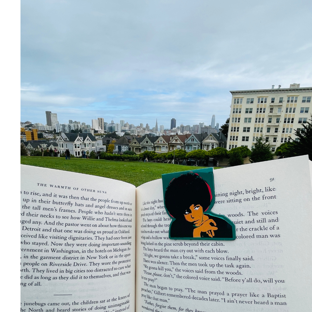 Angela Davis Magnetic | Page Marker Bookmarks