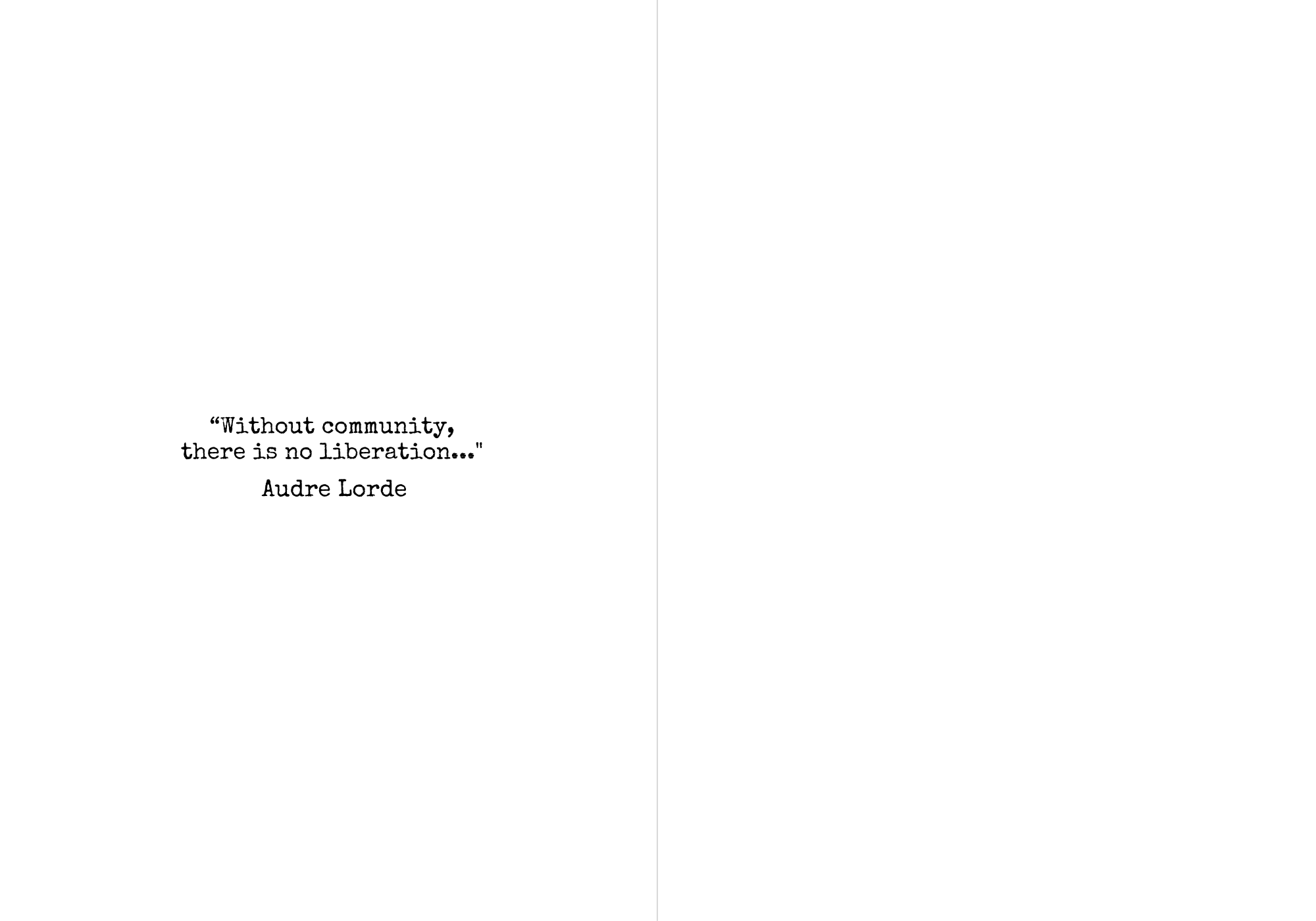 Audre Lorde -Iconic Black Author Art Card, Book Lovers