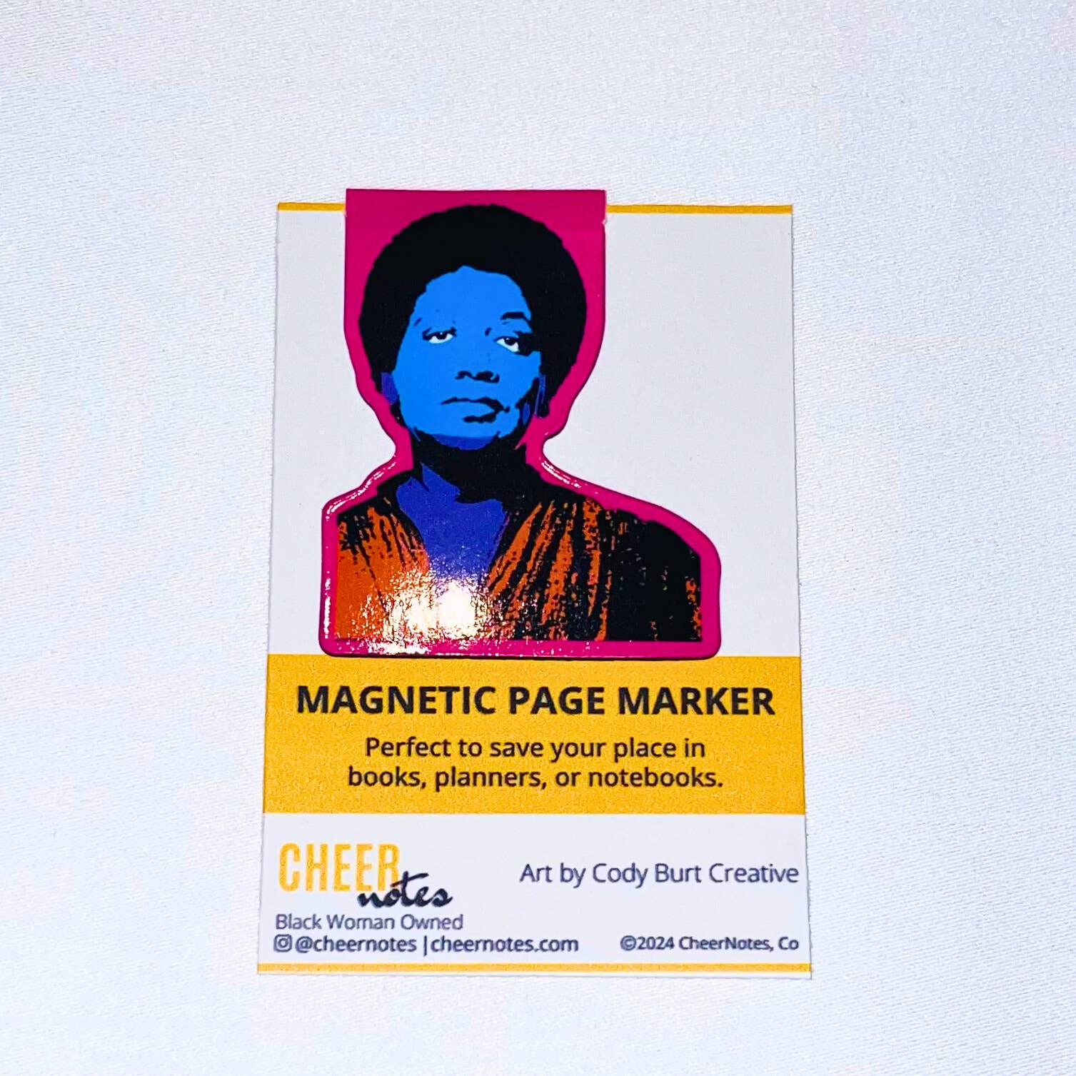 Audre Lorde Magnetic Page Marker | Bookmarks | Black History