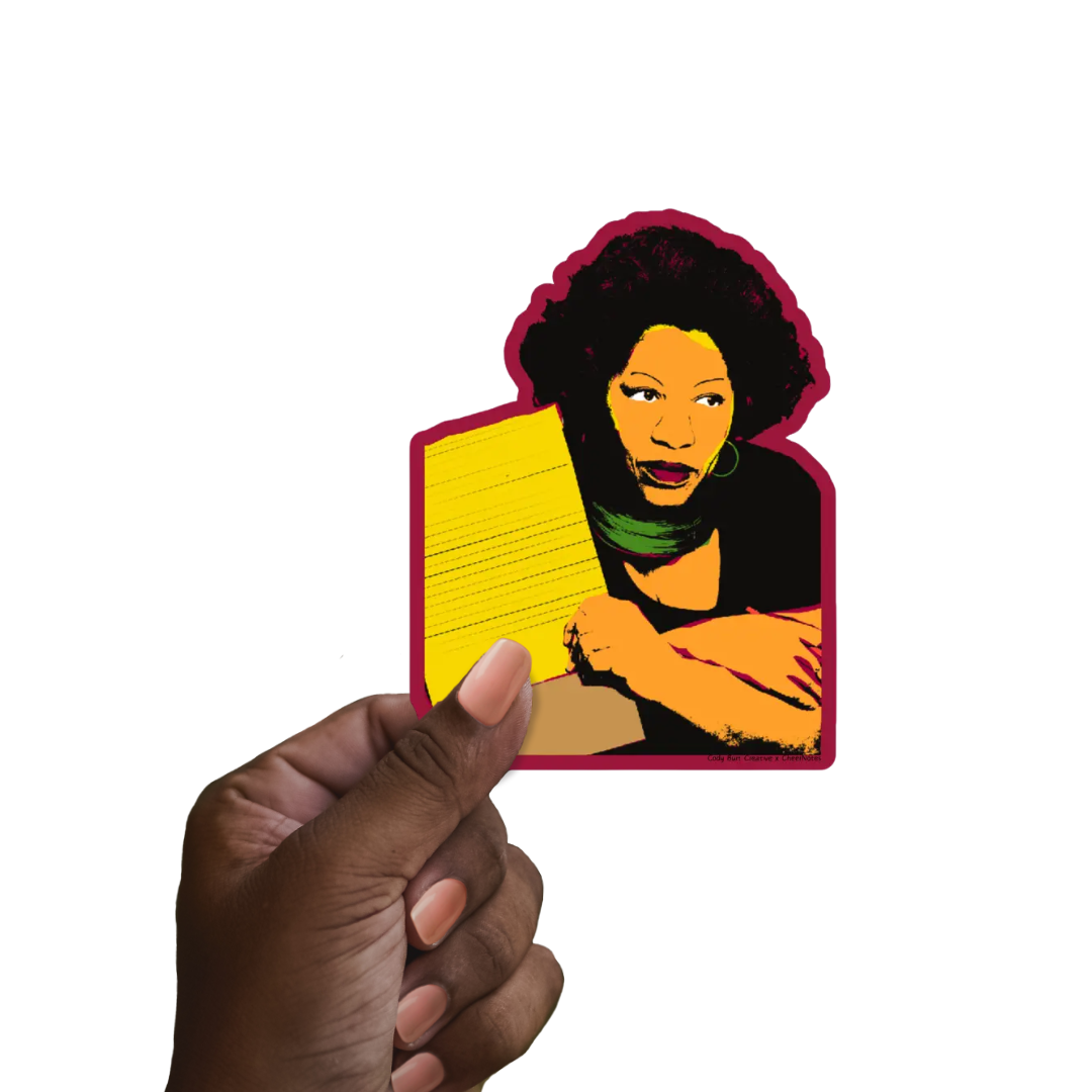 Toni Morrison Stickers | Black Literary Icon, Book Lover